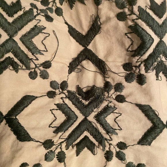 Zara, High Waisted Shorts
Goe Print print
Few snags in embroidery.  
Green - Picture 4 of 4